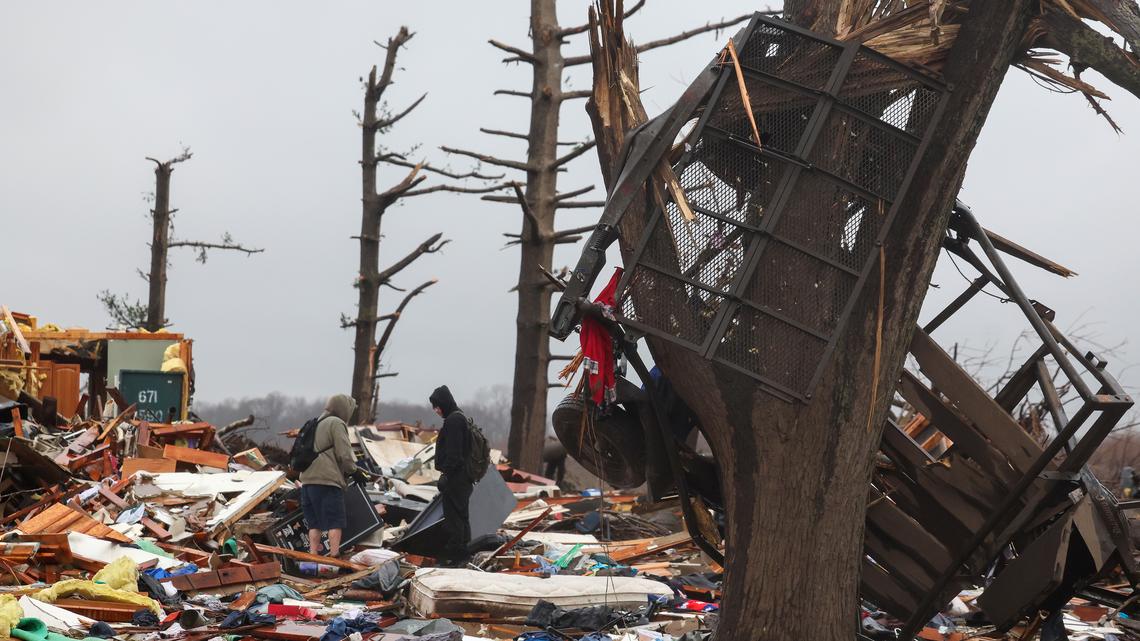 Gargantuan hail, destructive tornadoes: Climate change making Illinois storms more severe 