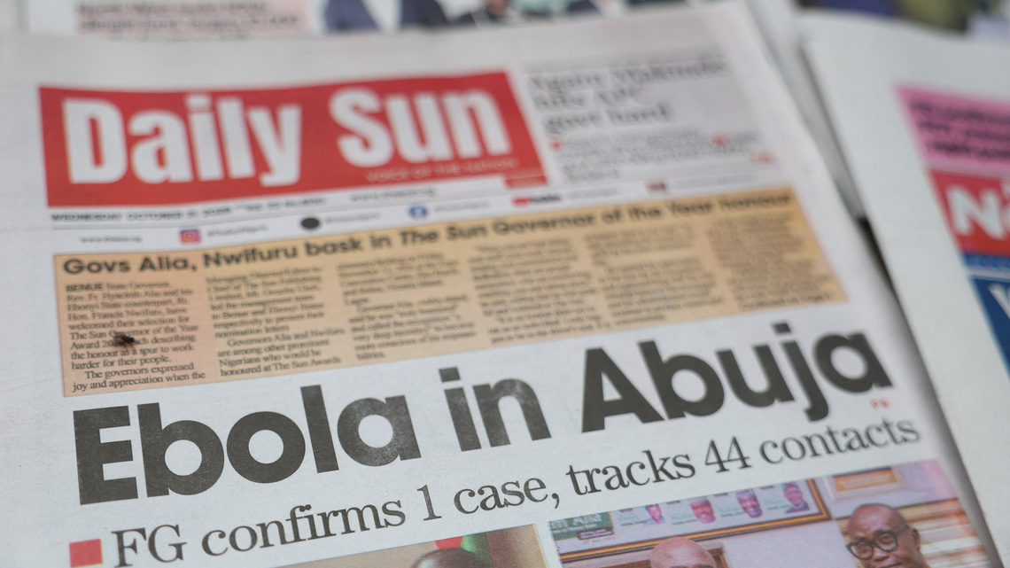 Nigeria reports Ebola case as outbreak reaches West Africa 