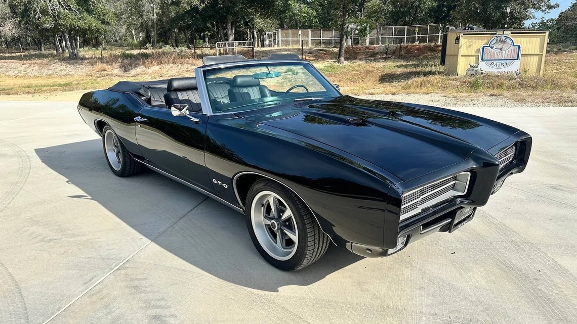 1969 Pontiac GTO Convertible LS3 for Sale With 814 Miles Shown