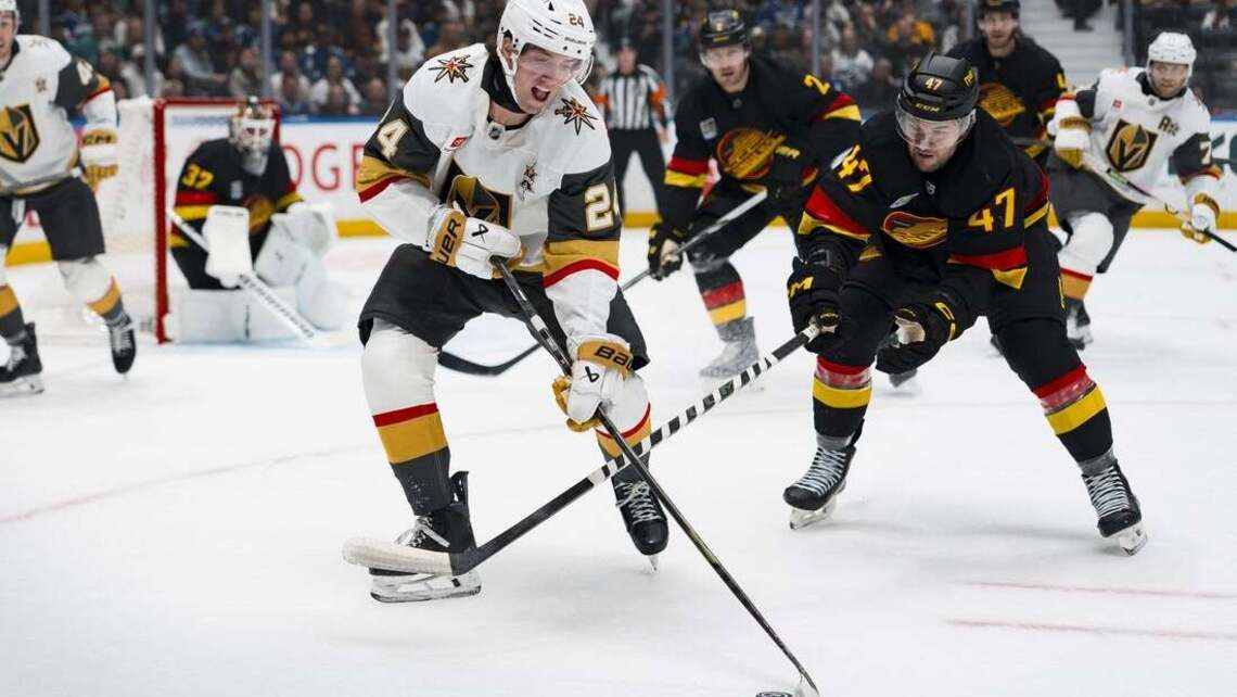 Golden Knights continue dominance of Canucks with 3-goal second period 