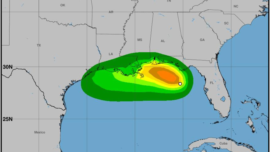 Path tracker: Tropical Storm Bertha forms in the Gulf