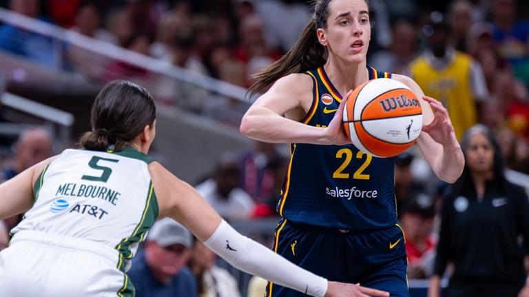 Fever's Caitlin Clark (back) 'probable' to face Valkyries 