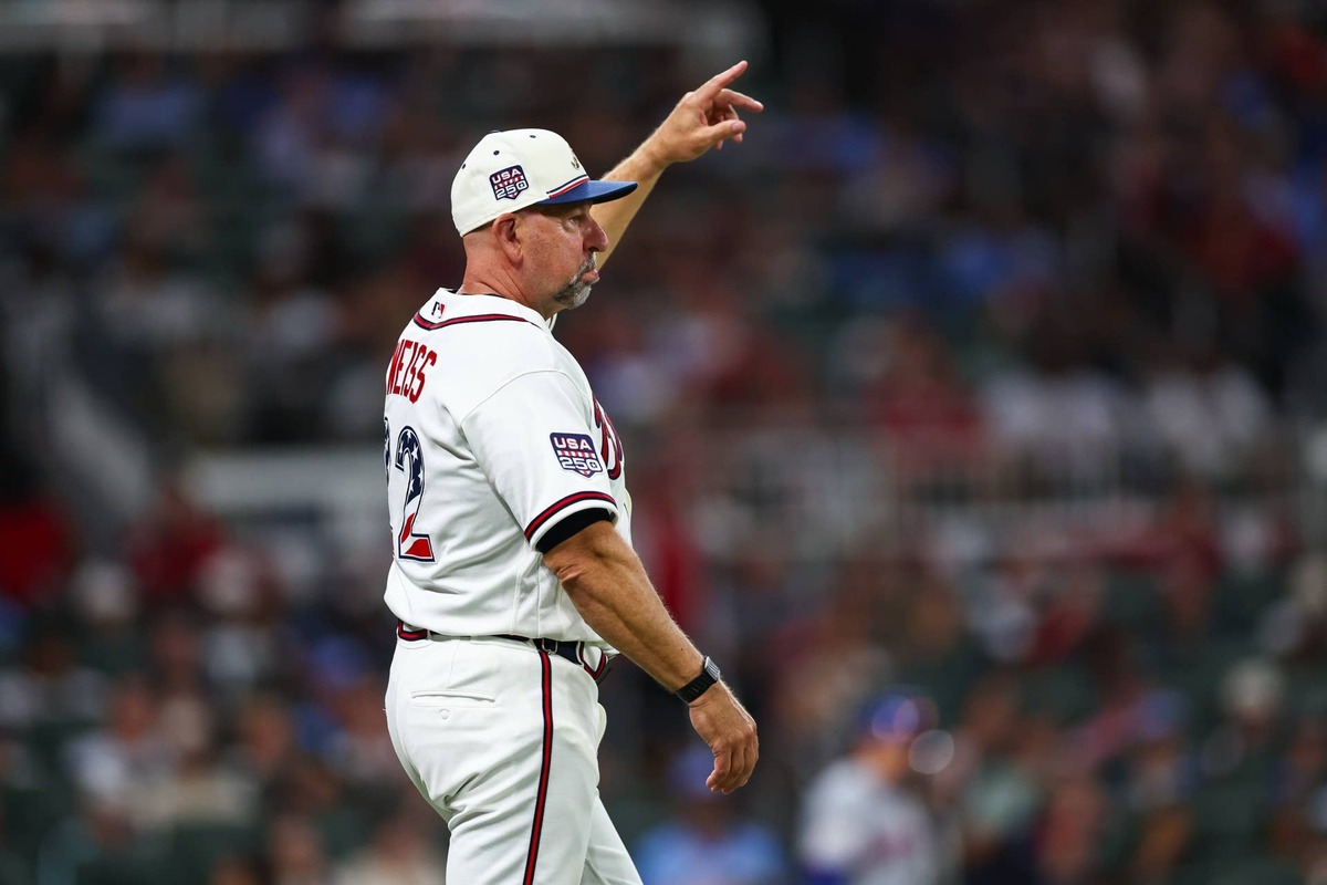  Atlanta Braves manager Walt Weiss (22) Colin Hubbard-Imagn Images