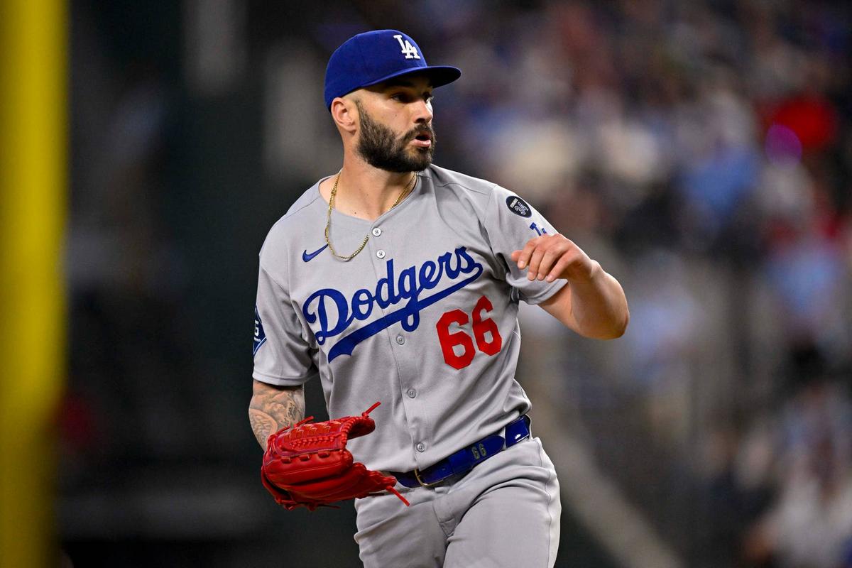  Tanner Scott keeps strengthening Los Angeles' bullpen hierarchy with consistent command and increasing save opportunities. © Jerome Miron-Imagn Images
