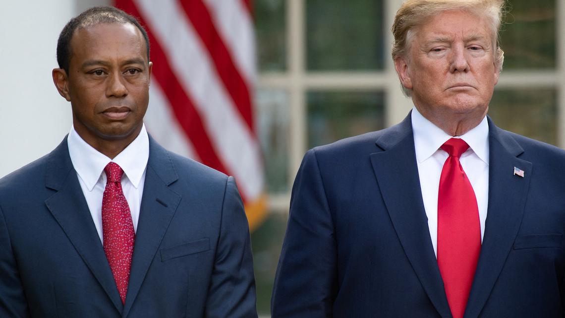 President Trump Says Tiger Woods Is ‘Living a Life of Pain' After Arrest 