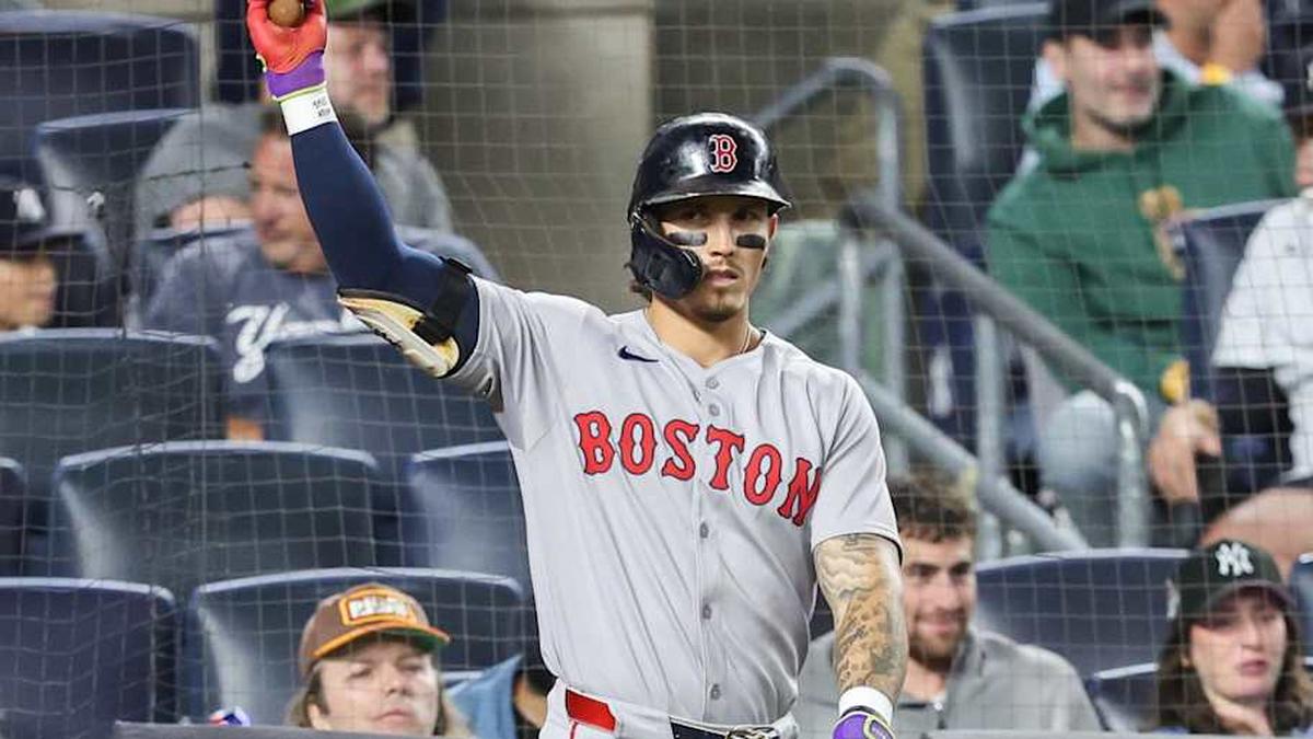  Jarren Duran finished eighth in AL MVP voting in 2024, but his production has severely dropped off since then. | Wendell Cruz-Imagn Images 