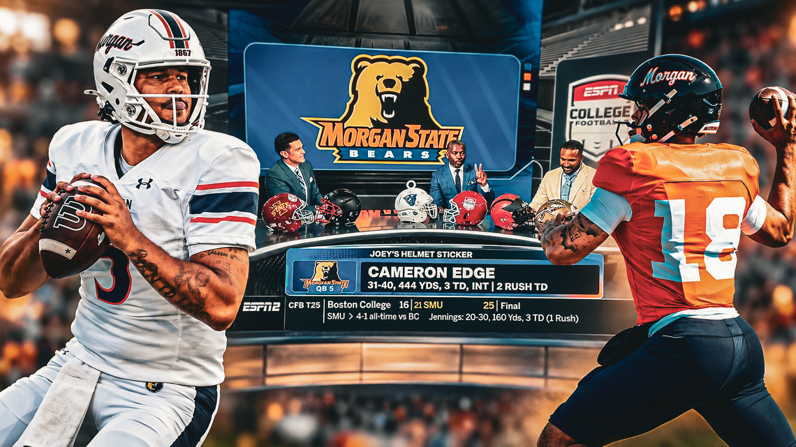 HBCU QB Earns ESPN Helmet Sticker After 444-Yard Breakout