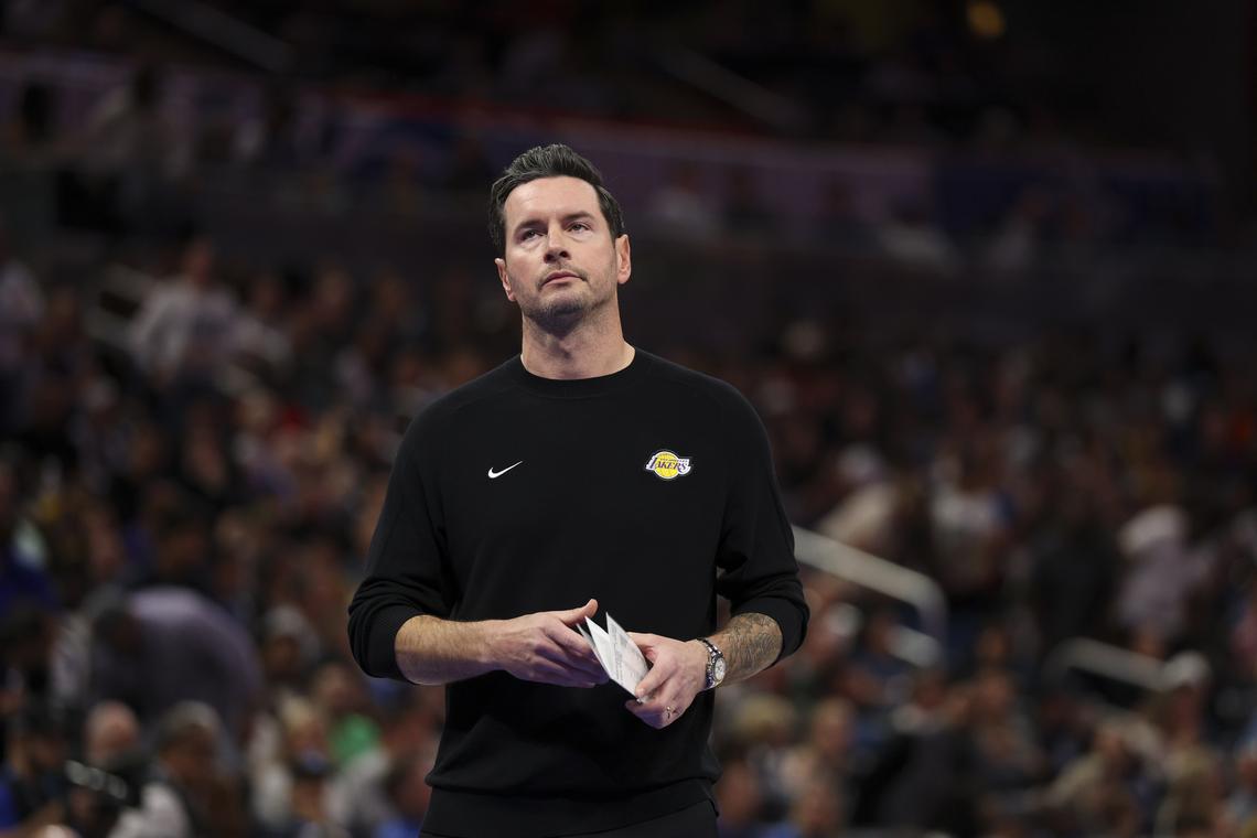  Los Angeles Lakers head coach JJ Redick Nathan Ray Seebeck-Imagn Images