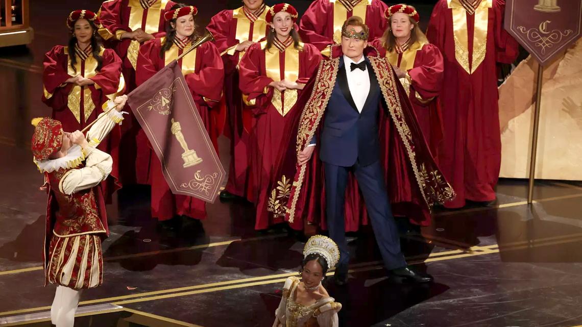 Review: All hail Conan O'Brien, who could host the Oscars forever and we wouldn't mind