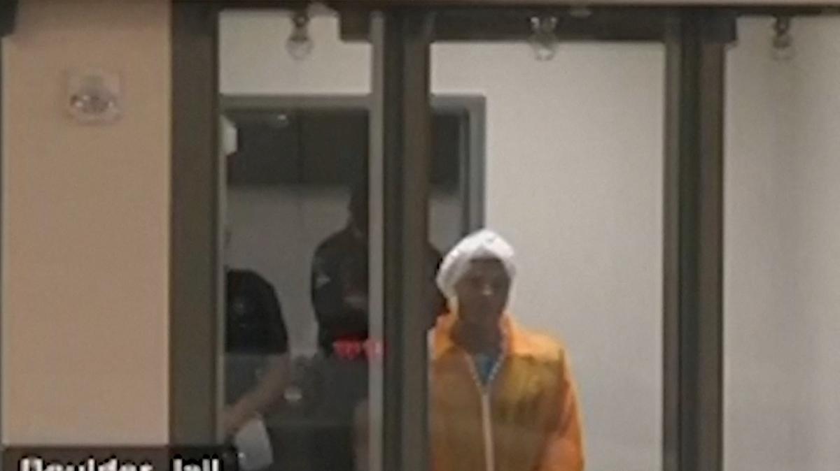 Boulder attack suspect Mohamed Sabry Soliman appears in a video feed from the Boulder County Jail during a brief court appearance in Boulder, Colorado, U.S. June 2, 2025 in a still image from video. Colorado Judicial Branch/Handout via REUTERS