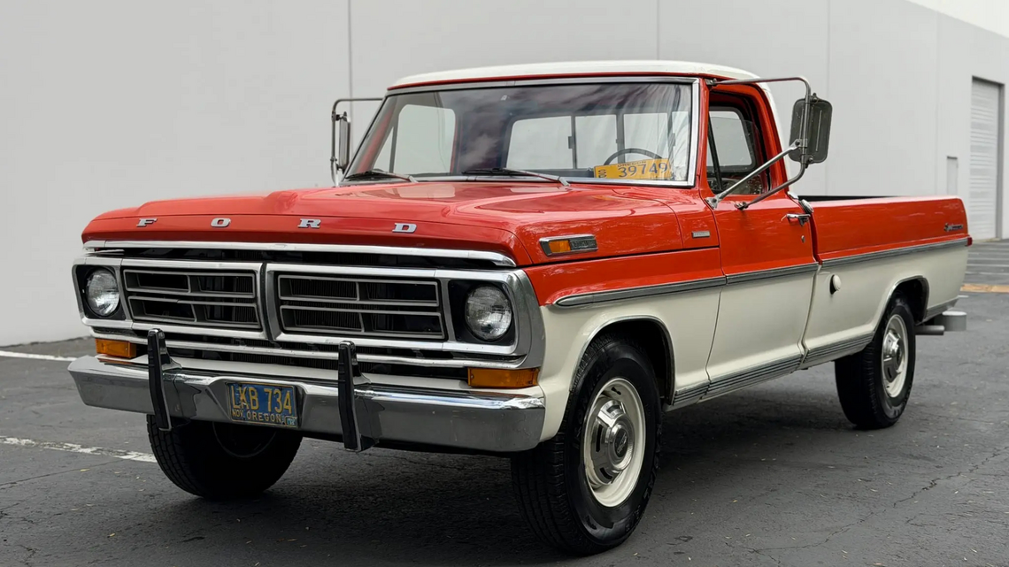 1972 Ford F-250 Sport Custom Camper Special for Sale With 83,000 Miles 