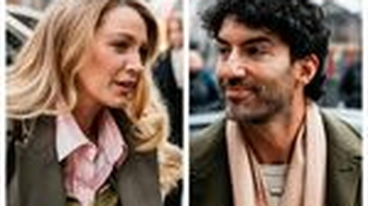A combination picture shows actors Blake Lively and Justin Baldoni arriving for a "settlement conference" at the United States District Court in New York City, U.S., February 11, 2026.  REUTERS/Eduardo Munoz