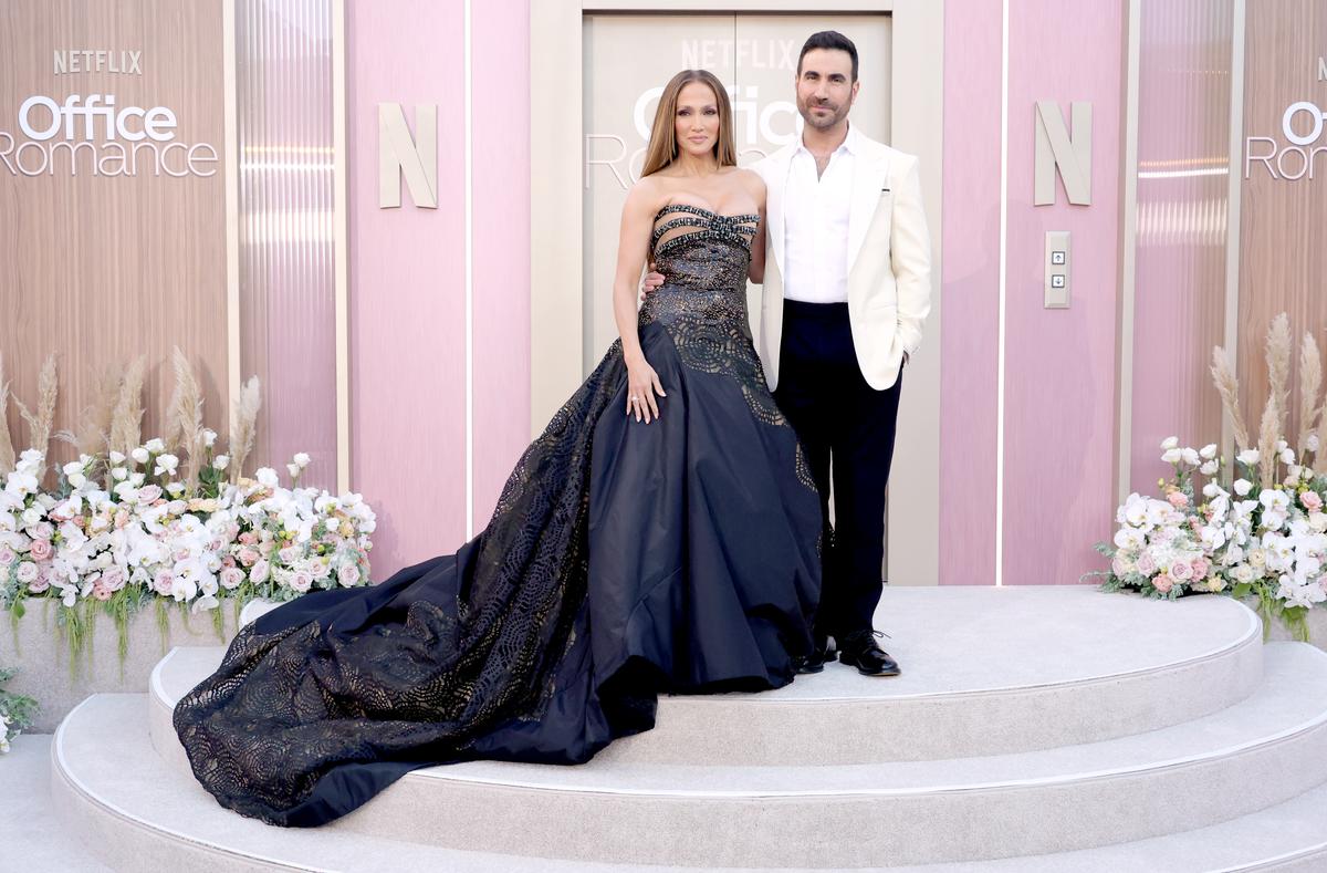 Jennifer Lopez and Brett Goldstein, 2026Kevin Winter/Getty Images