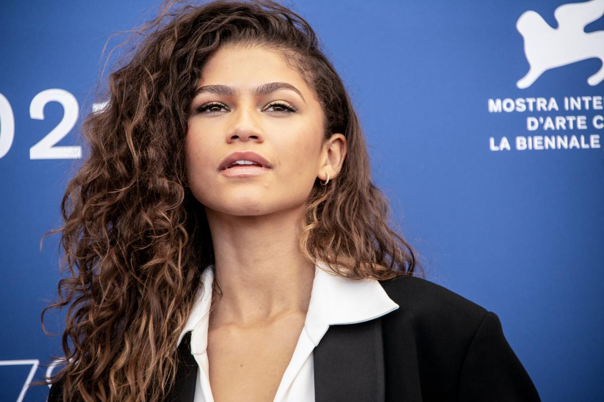 Zendaya poses for photographers at the photo call for the film ‘Dune’ during the 78th edition of the Venice Film Festival in Venice, Italy.
