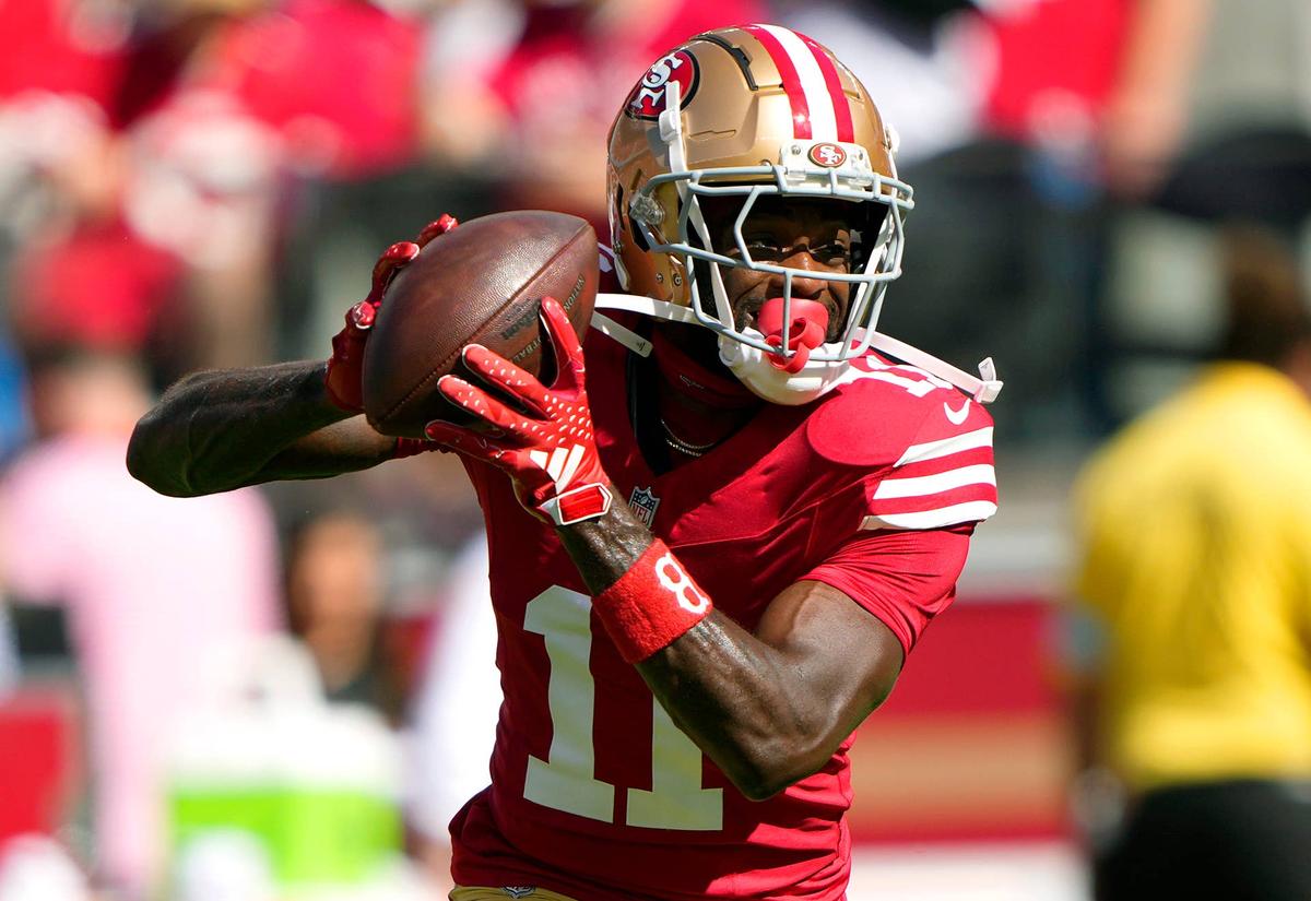 Aiyuk won't ever wear 49ers red and gold again. 