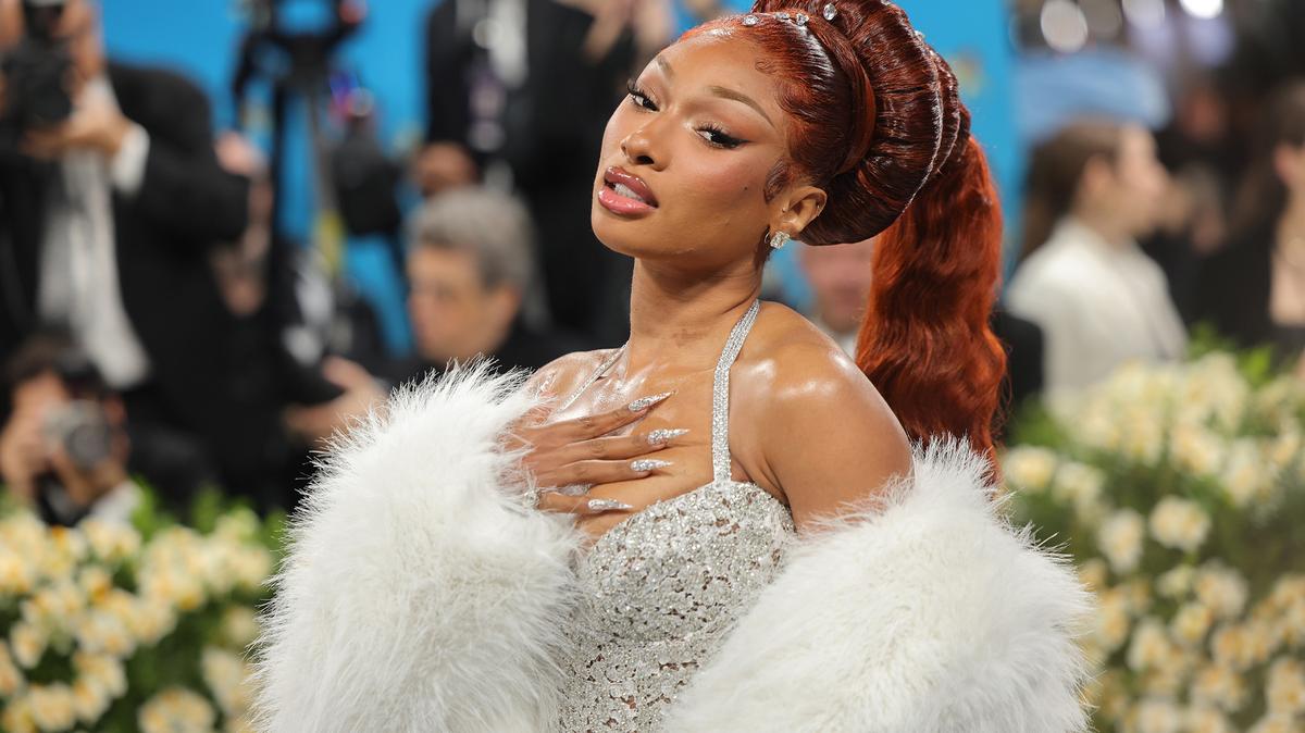 Megan Thee Stallion attends the 2025 Met Gala at the Metropolitan Museum of Art on May 5, 2025, in New York City. \