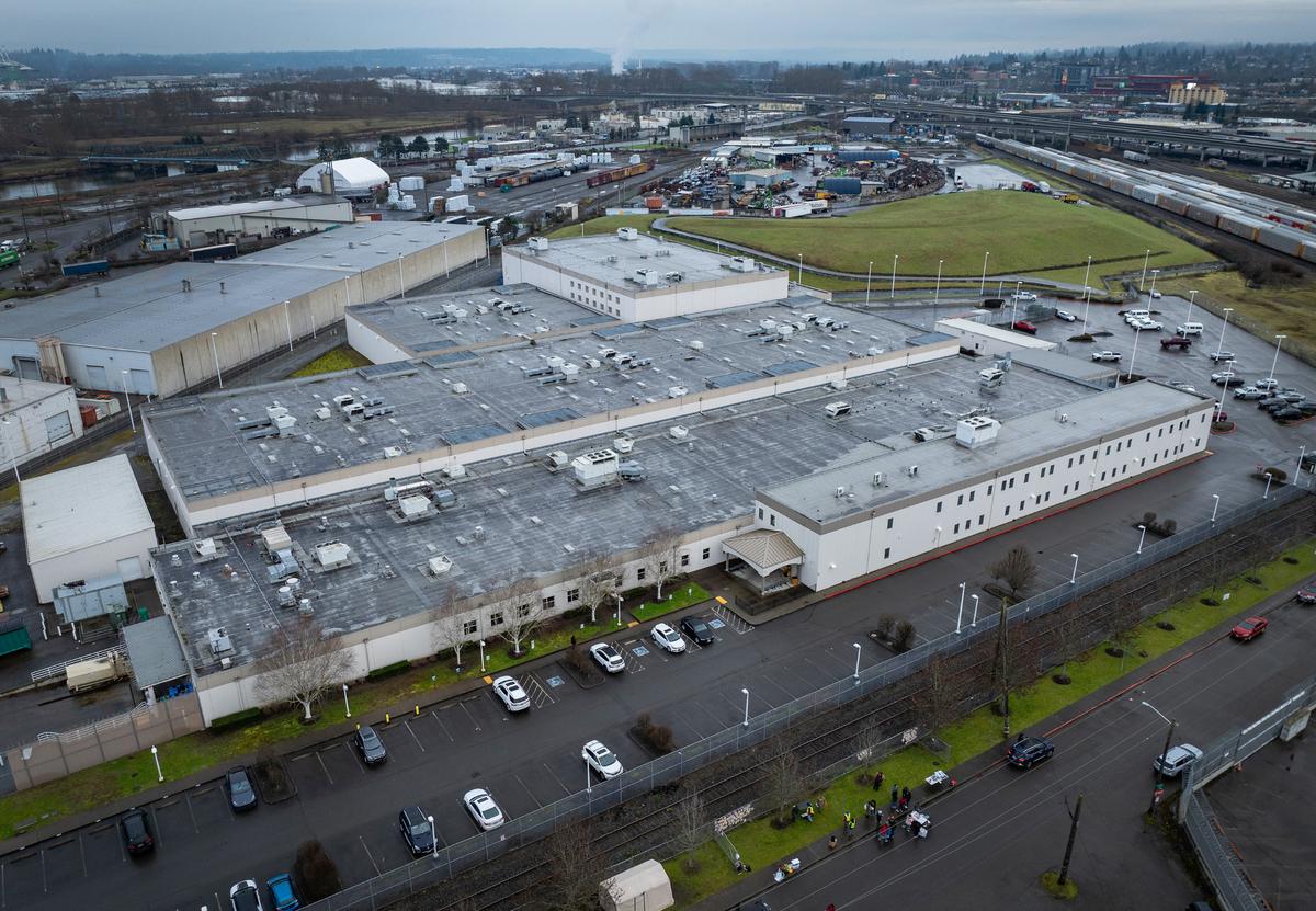 The Northwest ICE Processing Center in Tacoma, Washington. 