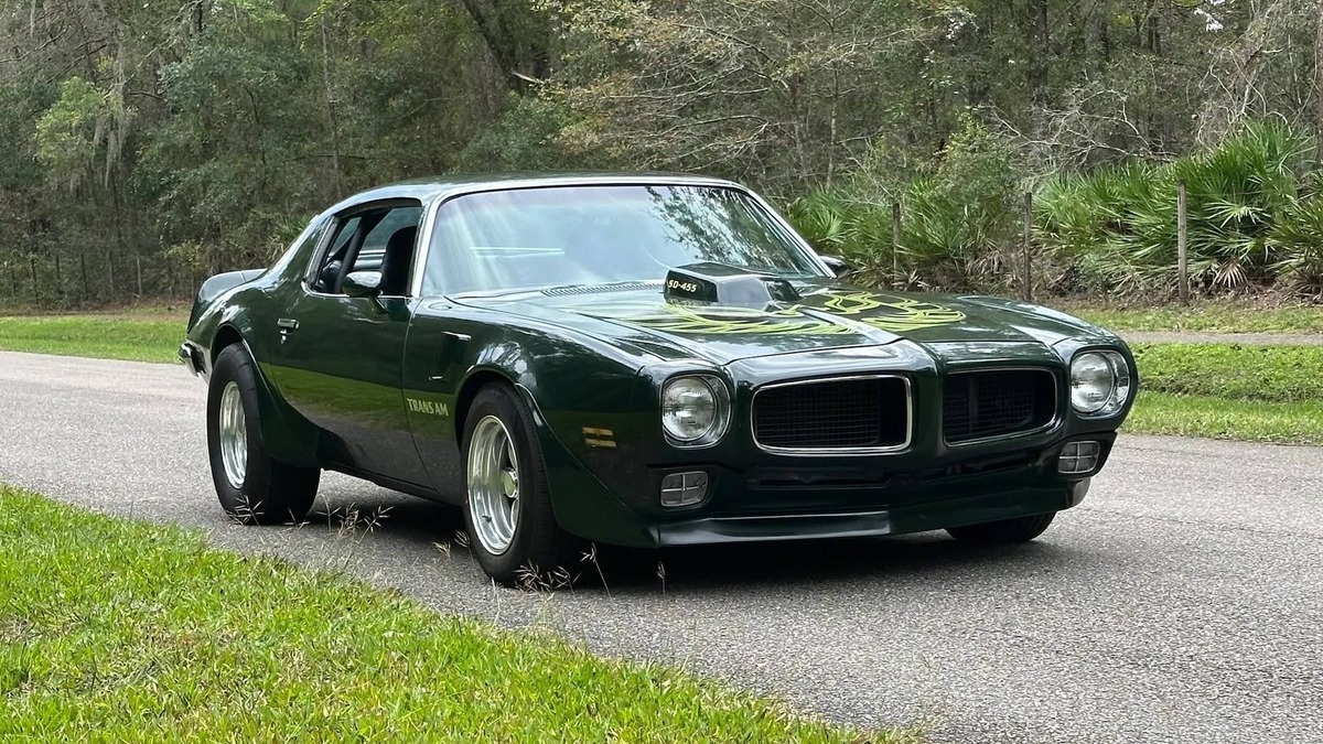 1973 Pontiac Firebird Trans Am for Sale With 10,000 Miles Shown