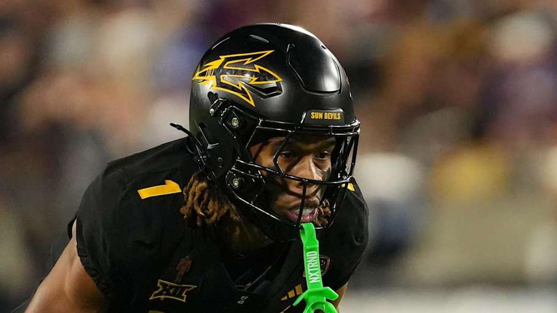  Arizona State Sun Devils defensive back Keith Abney II (1). | Jacob Reiner-Imagn Images 