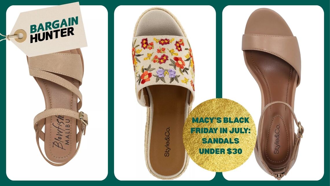 Snag These Women's Sandals While They're on Sale at Macy's During Black Friday in July 
