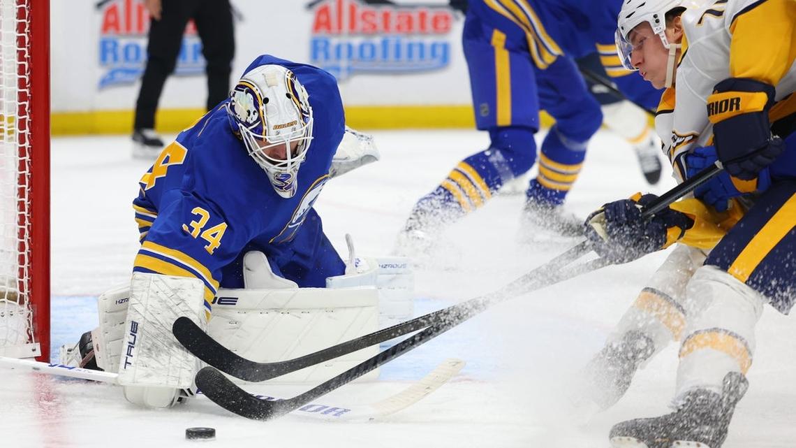 Sabres' road success to be challenged by Golden Knights 