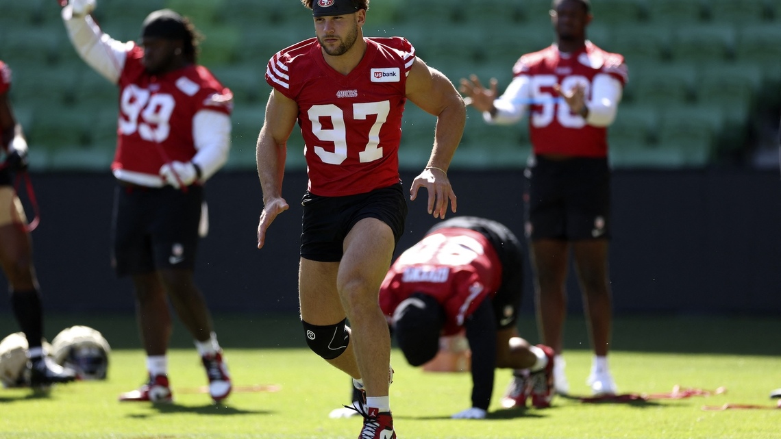 Why San Francisco 49ers Star Nick Bosa's Thighs Are Noticeably Different Sizes 