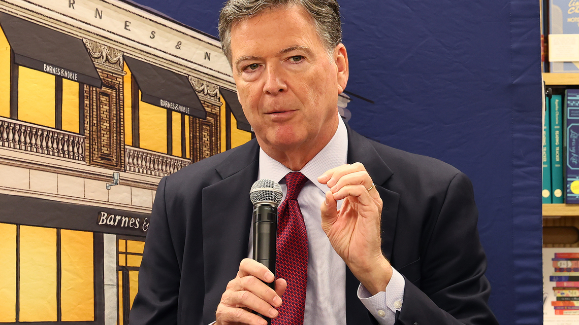 DOJ accuses ex-FBI director James Comey of sharing defense secrets