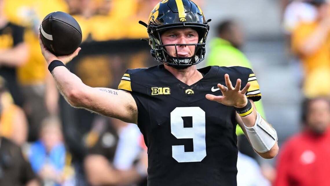 Quarterback situation remains fluid as No. 18 Iowa hosts Northern Iowa