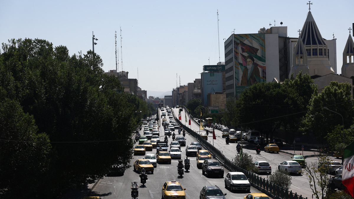 Vehicles on a street, after U.S. and Iranian officials said they had reached a deal to end their war and reopen the Strait of Hormuz, in Tehran, Iran, June 15, 2026. Majid Asgaripour/WANA (West Asia News Agency) via REUTERS