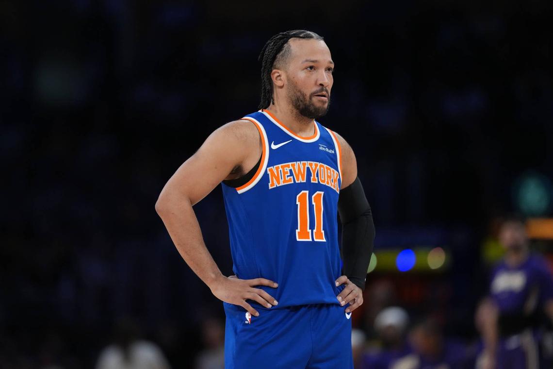 New York Knicks guard Jalen Brunson (11) © Kirby Lee-Imagn Images