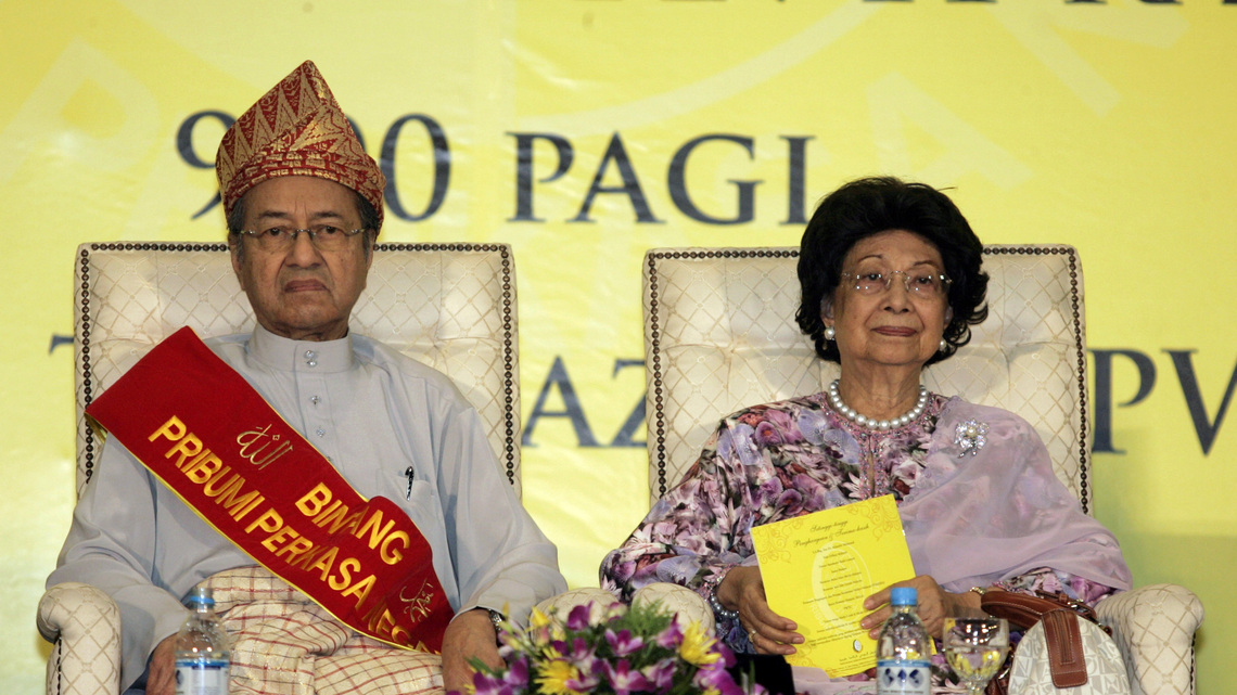 Wife of Malaysia's longest-serving PM Mahathir dies aged 100