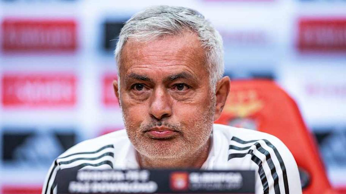  José Mourinho won't commit to managing Benfica beyond this season. | Rodrigo Moreira/NurPhoto/Getty Images 