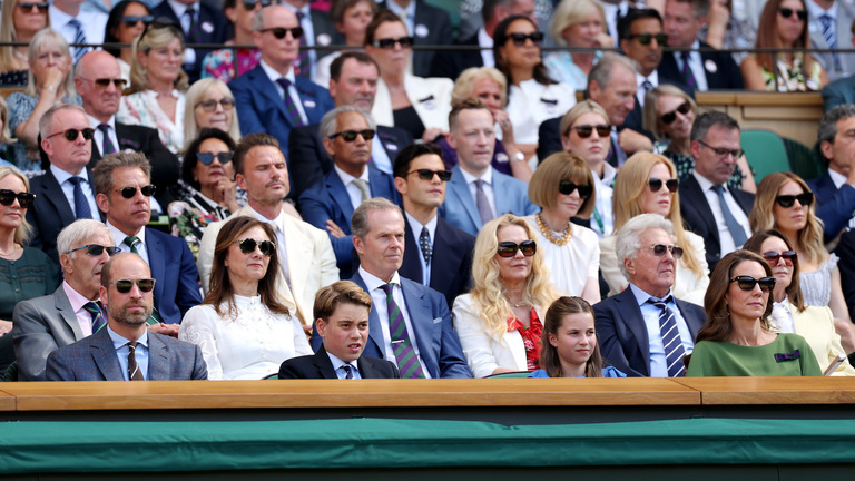 William and Kate Serve Up Family Fun at Wimbledon With Their Eldest Kids 