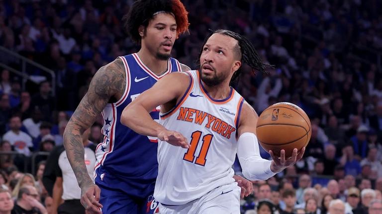 Knicks riding streak of big wins entering Game 2 vs. 76ers 