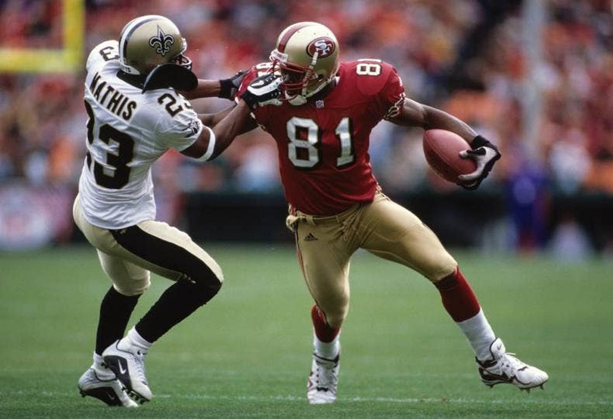  Just like Ted Hurst, Terrell Owens was also a late third-round pick from a smaller college program. (Peter Brouillet-USA TODAY Sports) Peter Brouillet-USA TODAY Sports