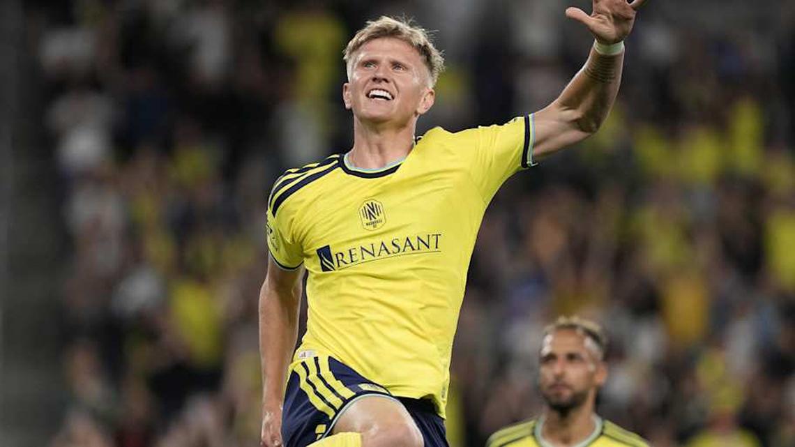  Sam Surridge returned to his scoring ways with a brace in his first game back from injury. | Nashville SC/MLS/Getty Images 