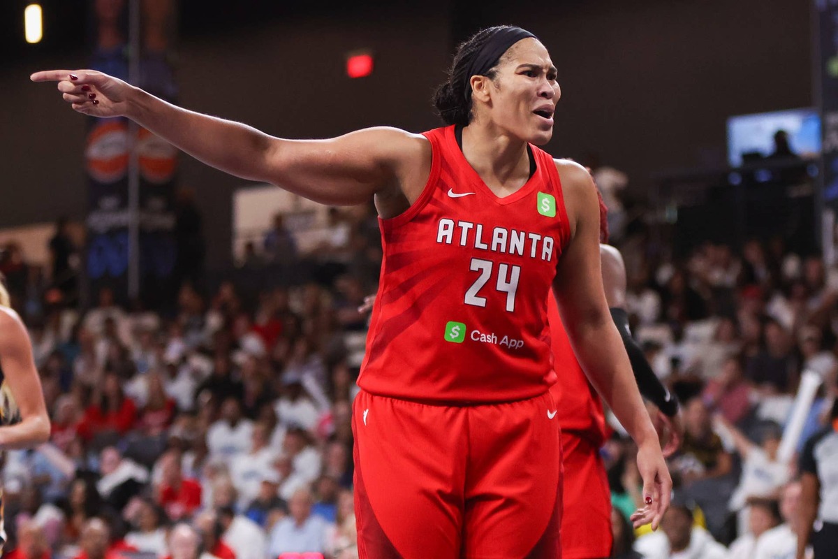  Atlanta Dream forward Brionna Jones (24) Brett Davis-Imagn Images