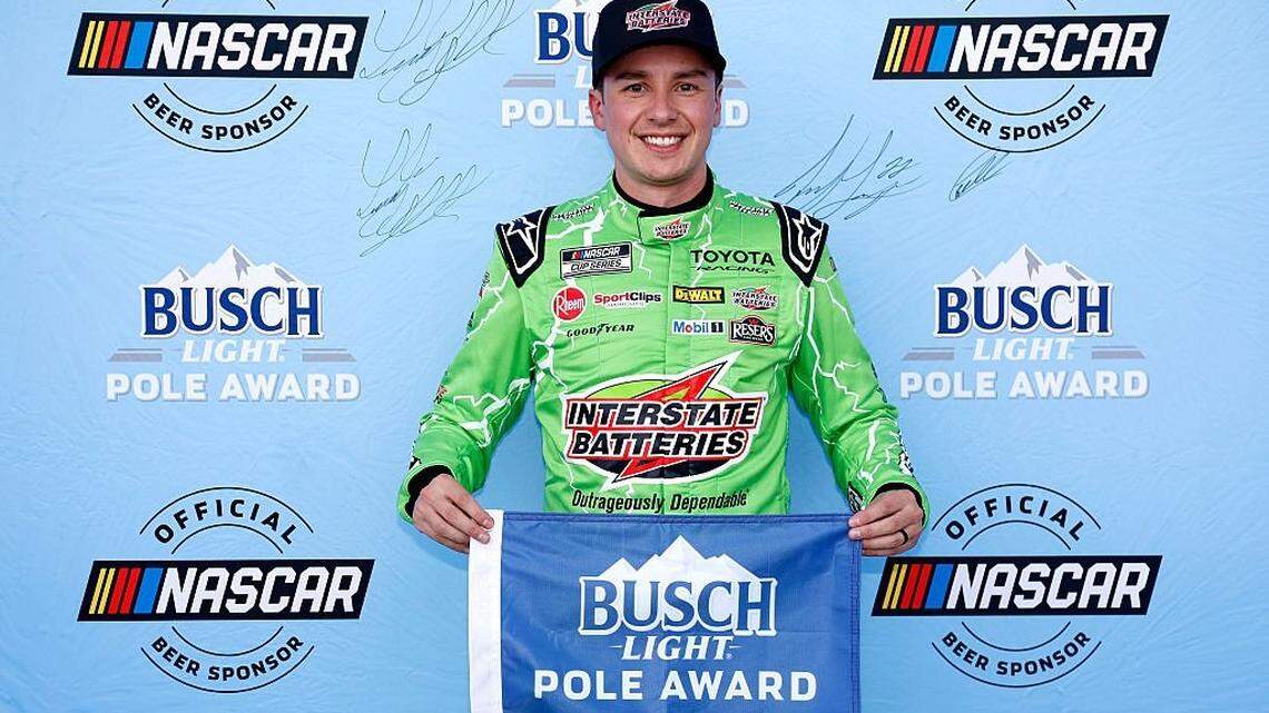 Bell gains pole for Cup race in Las Vegas