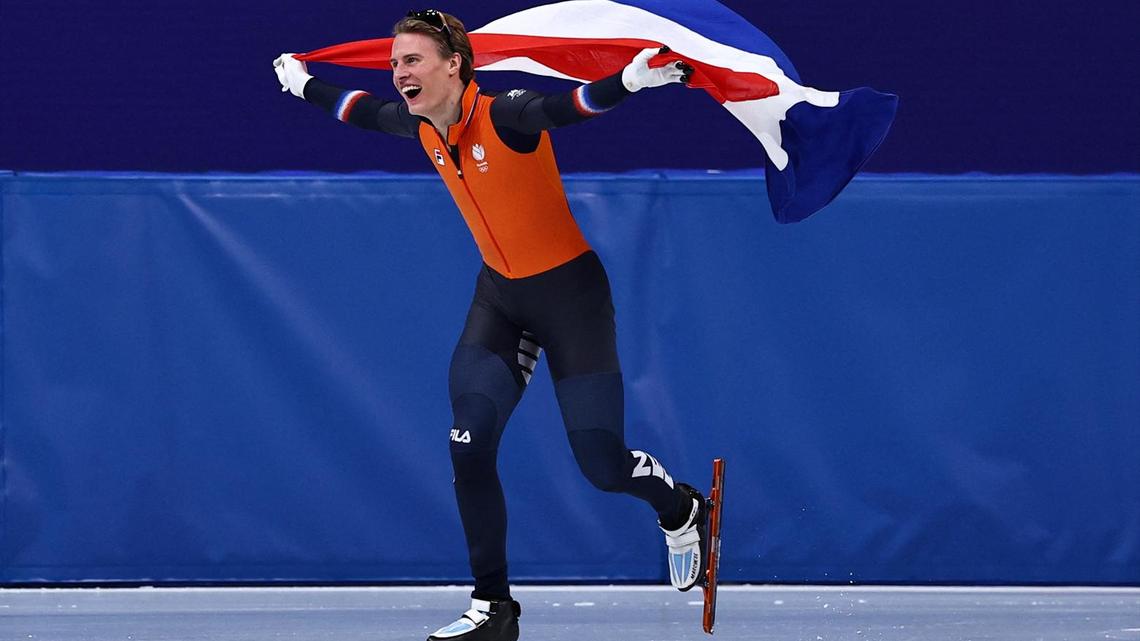 Dutchman Jens Van 't Wout wins men's 1500m short track for second gold
