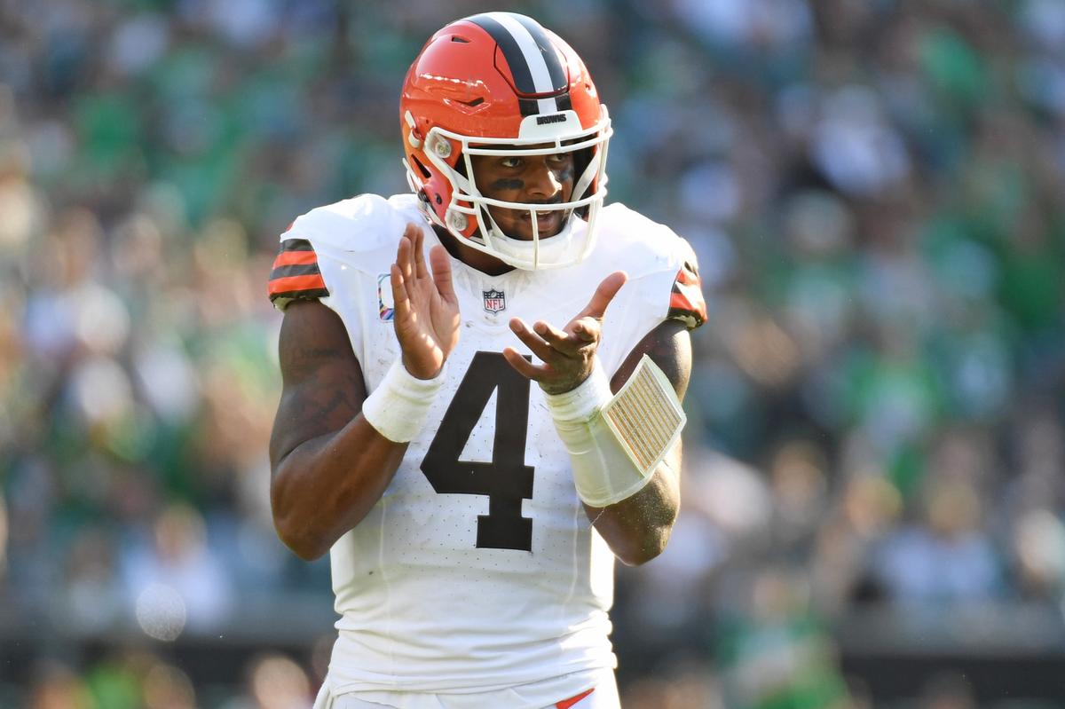 Cleveland Browns quarterback Deshaun Watson.