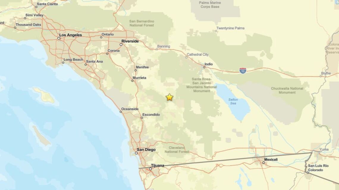Update: Sept. 11 - 2.0 magnitude earthquake registered near Warner Springs, CA 