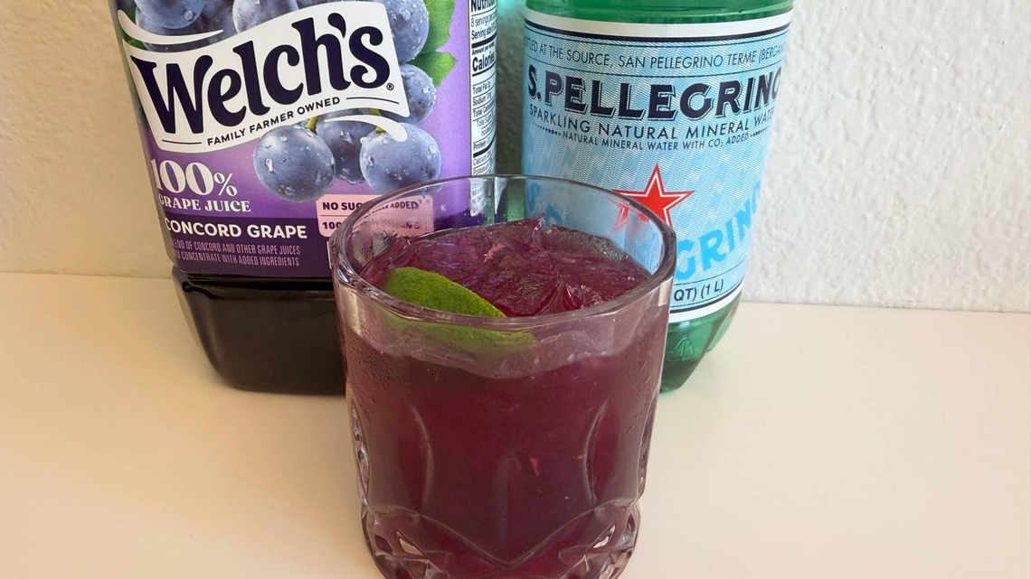 The 2-Ingredient Trick That Turns Welch's Grape Juice Into the Perfect Fancy Summer Drink 