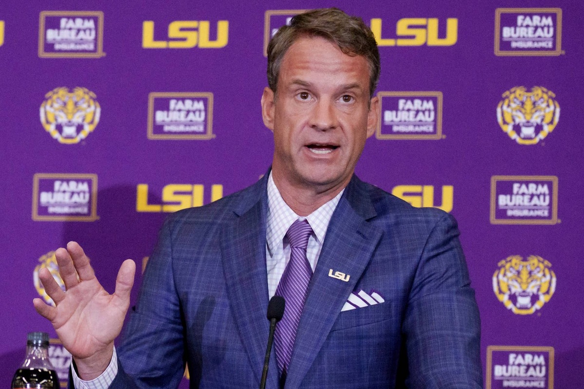  New LSU head coach Lane Kiffin. © Matthew Hinton-Imagn Images