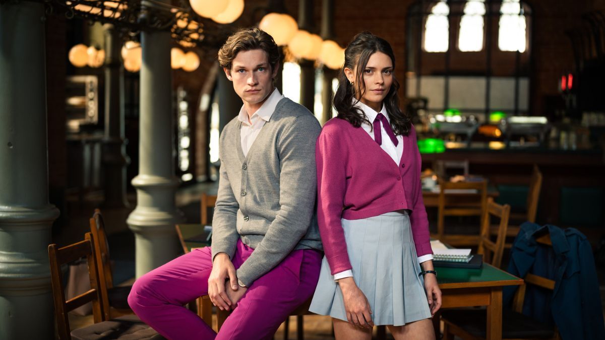 Damian Hardung and Harriet Herbig-Matten in ‘Maxton Hall’Amazon MGM Studios