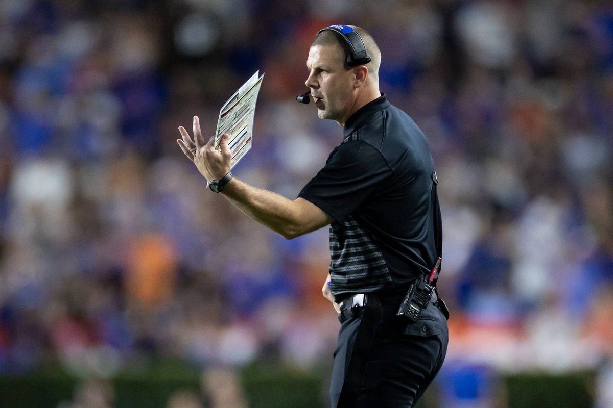  Florida head coach Billy Napier gestures against UCF at Ben Hill Griffin Stadium on Oct. 5, 2024, in Gainesville, Florida. Matt Pendleton-Imagn Images