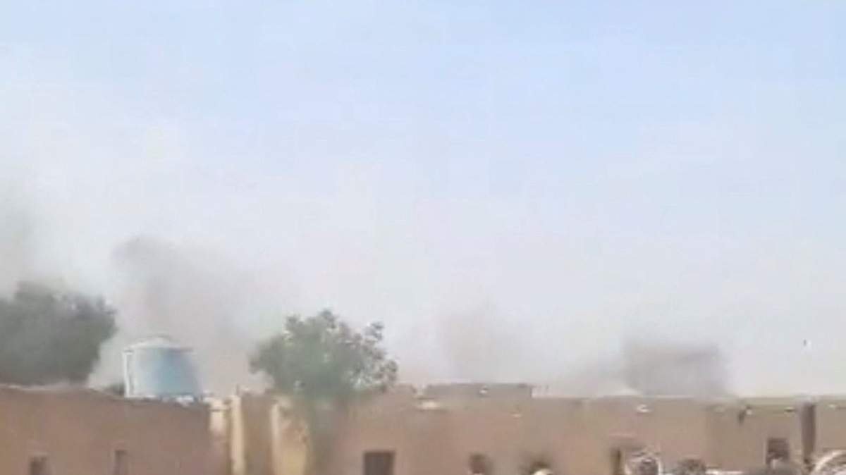 Militants ride in vehicles after chant "God is Great" in Anefis, Mali, as gunshots ring out Anefis, Mali, July 4, 2026 in this screengrab taken from a social media video. SOCIAL MEDIA/via REUTERS