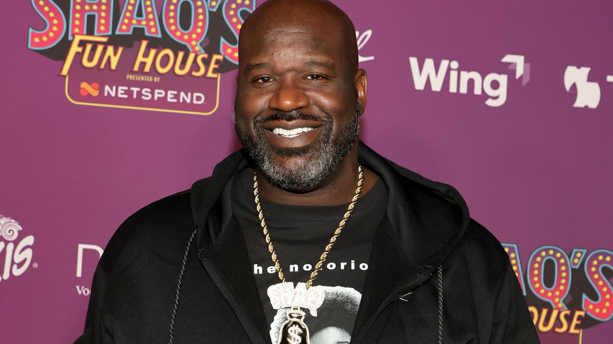 SCOTTSDALE, ARIZONA - FEBRUARY 10: Shaquille O'Neal attends Shaq's Fun House Big Game Weekend at Talking Stick Resort on February 10, 2023 in Scottsdale, Arizona. (Photo by Ethan Miller/Getty Images)