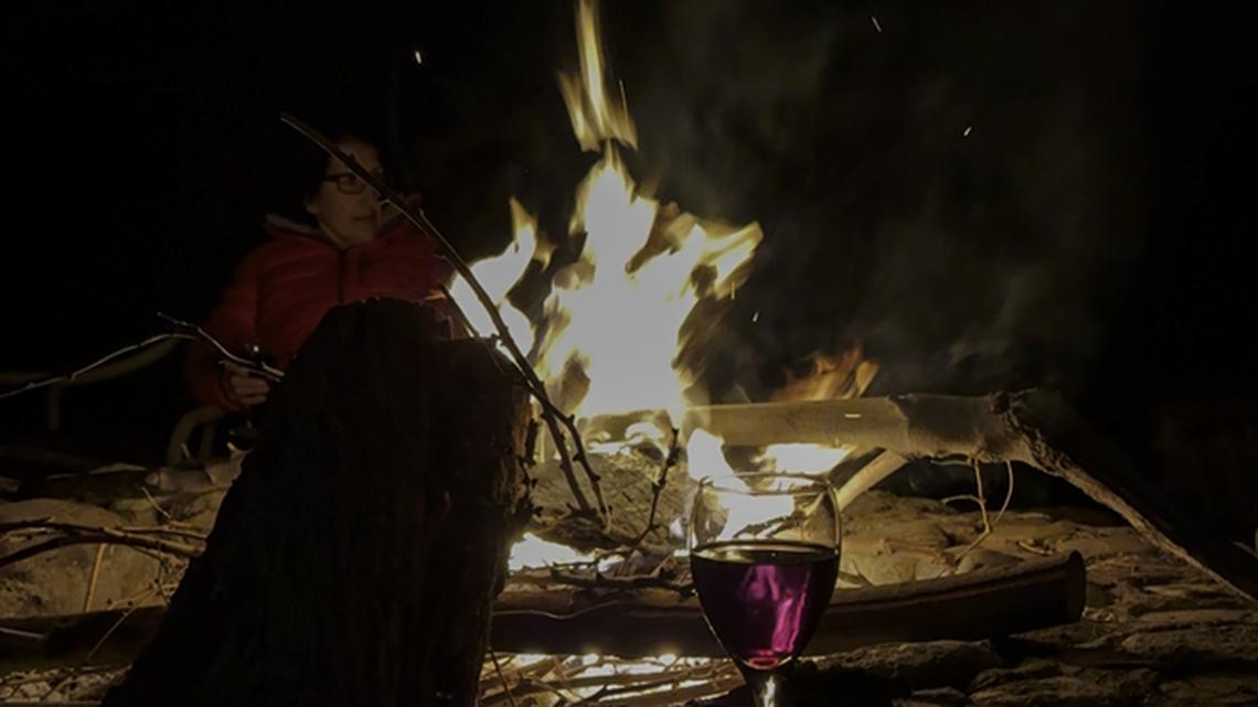 Campfire at Kay El Bar Guest Ranch. Photo credit: Julie Diebolt Price