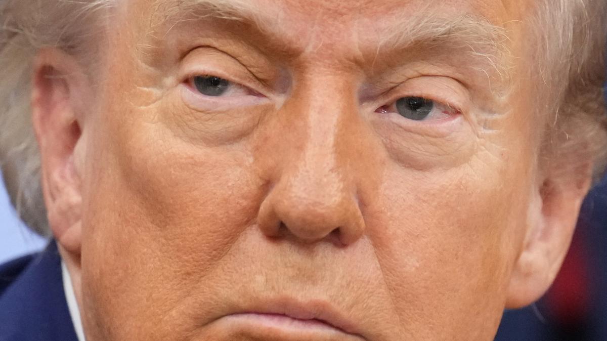 Trump. President Trump speaks to reporters at an event on Monday, May 11, 2026, in the Oval Office of the White House.