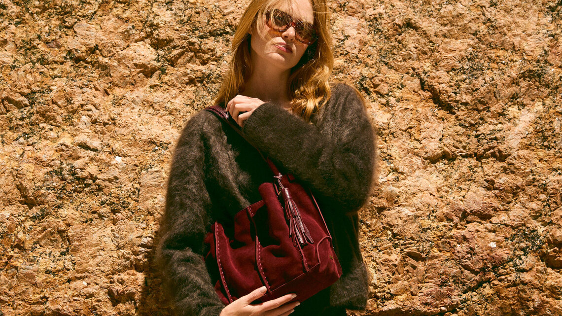 The Sak Just Unveiled Its Fall Collection Filled with Rich Suede and Woven Leather Bags 